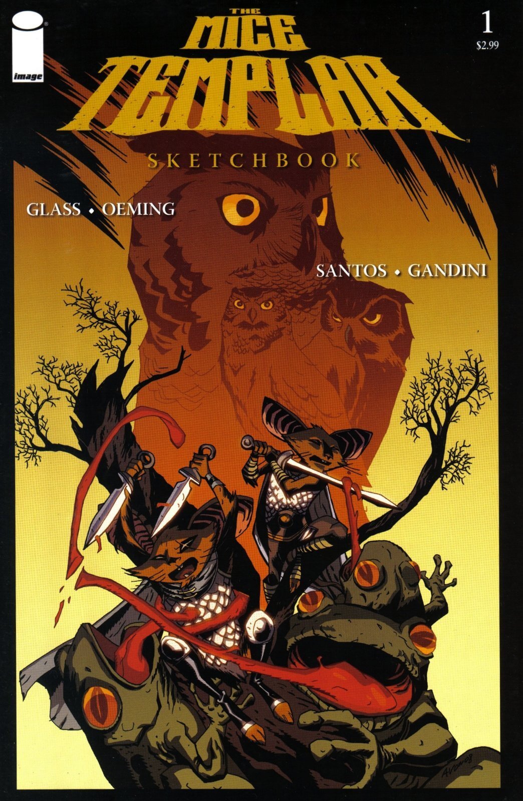 The Mice Templar Sketchbook #1 (2009) Image Comics