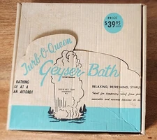 Vintage Turbo-Queen Geyser Bath – Relaxing & Stimulating Therapy Device