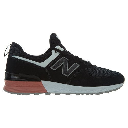 New Balance 574 Sport Black Dusty Peach - Picture 2 of 7