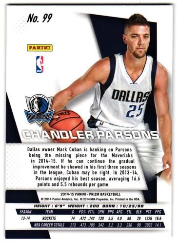 2014-15 NBA Panini Prizm Basketball Cards / You Pick / EX-MT - Picture 115 of 265