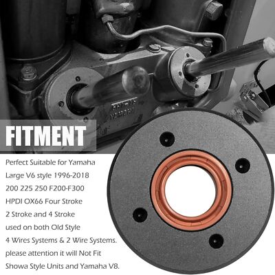 2Pcs Trim Tilt Cap Gland with Seals for Yamaha 200-225-250-300 HP