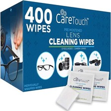 Care Touch Lens Wipes for Eyeglasses - 400 Count 400 Pack of 1 