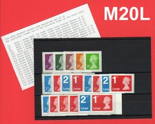 2020 M20L SECURITY MACHIN CODE VARIATIONS SET of 19v