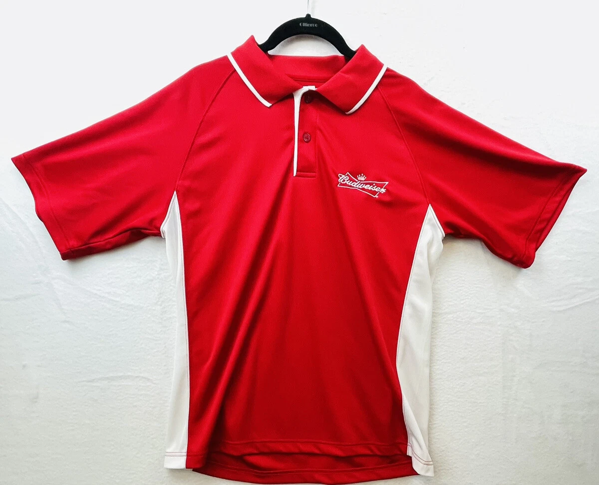 Budweiser golf shirt clearance