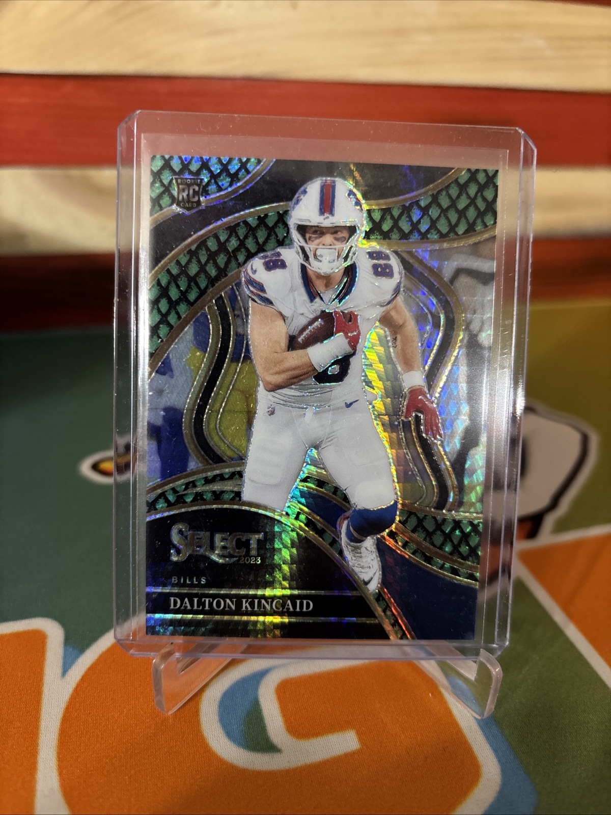 DALTON KINCAID - 2023 Panini Select Club Level Dragon Scale /70 SSP - BILLS RC