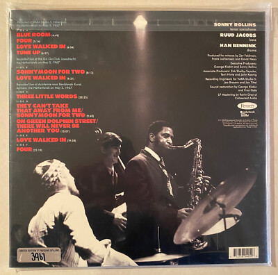 【LP】Rollins In Holland : The 1967 Studio Rollins in Holland: The 1967 Studio & Live Recordings