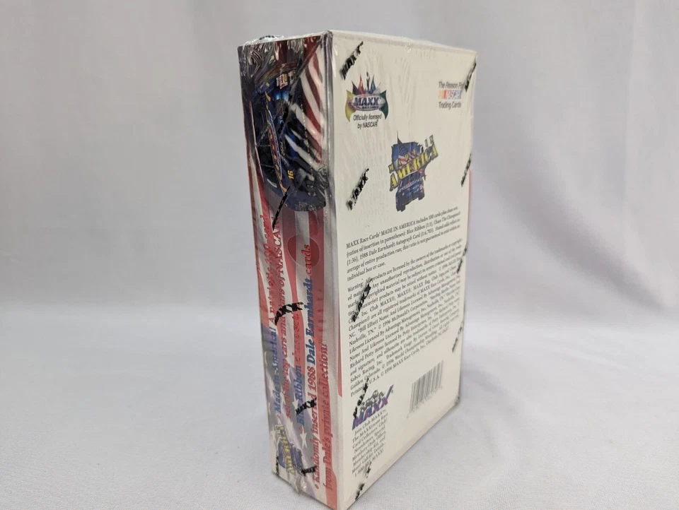 1996 MAXX Race Cards Made In America Sealed Box 100 Card Set Plus Chase Cards - Image 4 of 4