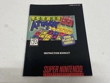 Tetris Attack SNES Manual