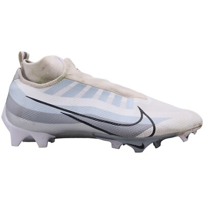 Nike Vapor Edge Pro 360 Size 14 White Metallic Silver Football Cleats DQ3670-102