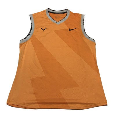 Nike NikeCourt Aeroreact Rafa Sleeveless Shirt Top Size Large BV1099-845  New 885178749469 | eBay
