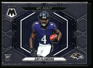 2023 Panini Mosaic Zay Flowers NFL Debut Rookie