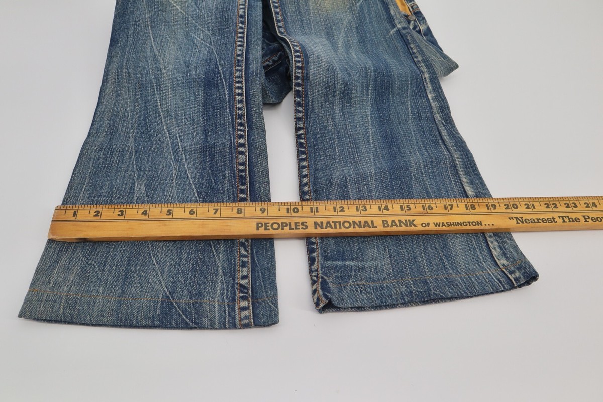 Vintage Riobera Japan Denim Flare Y2K Jeans Distressed