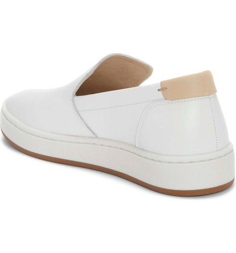 NEW LUCKY BRAND WHITE LEATHER COMFORT WEDGE SNEAKERS SIZE 8 M - Picture 5 of 6