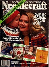 Good Housekeeping Needlecraft Magazine Fall/Winter 1979-1980 Cozy Sweaters