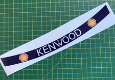 Senna F1 Helmet Visor Sticker 93 Kenwood Mclaren Shoei X4 Motorsport 