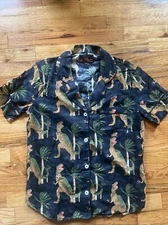 Desmond & Dempsey X  Natural History Museum Dinosaur T Rex Shirt Size Small