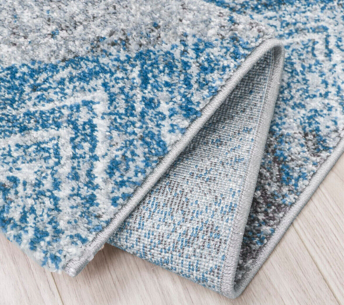 Herringbone Design Floor Rugs Large Living Dining Room Rug Soft Thick