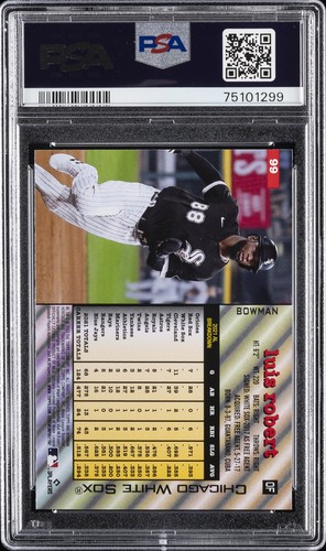 2022 BOWMAN HERITAGE VAR #99 LUIS ROBERT PSA 9 - Picture 2 of 2