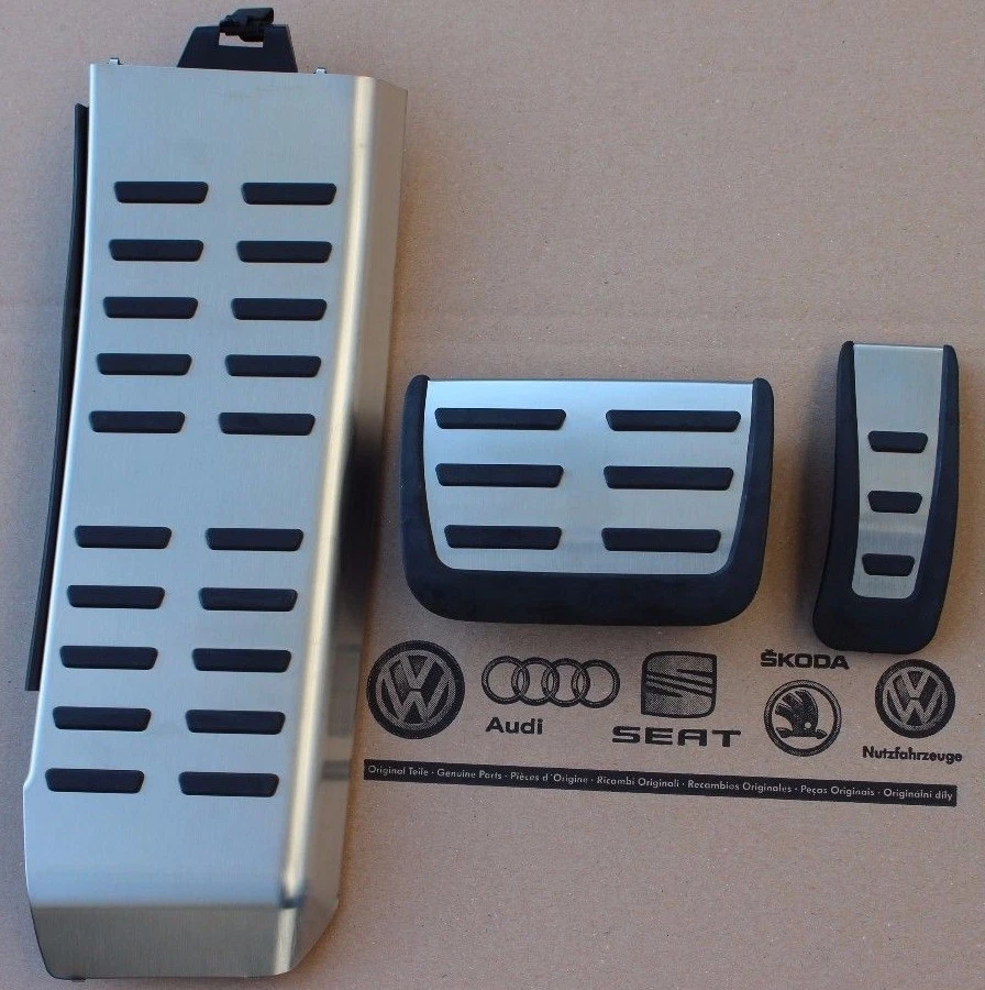 Audi A4 B8 original Pedalset Pedale Pedalkappen Fußstütze A5 Q5 pedal pads caps - Bild 1 von 1