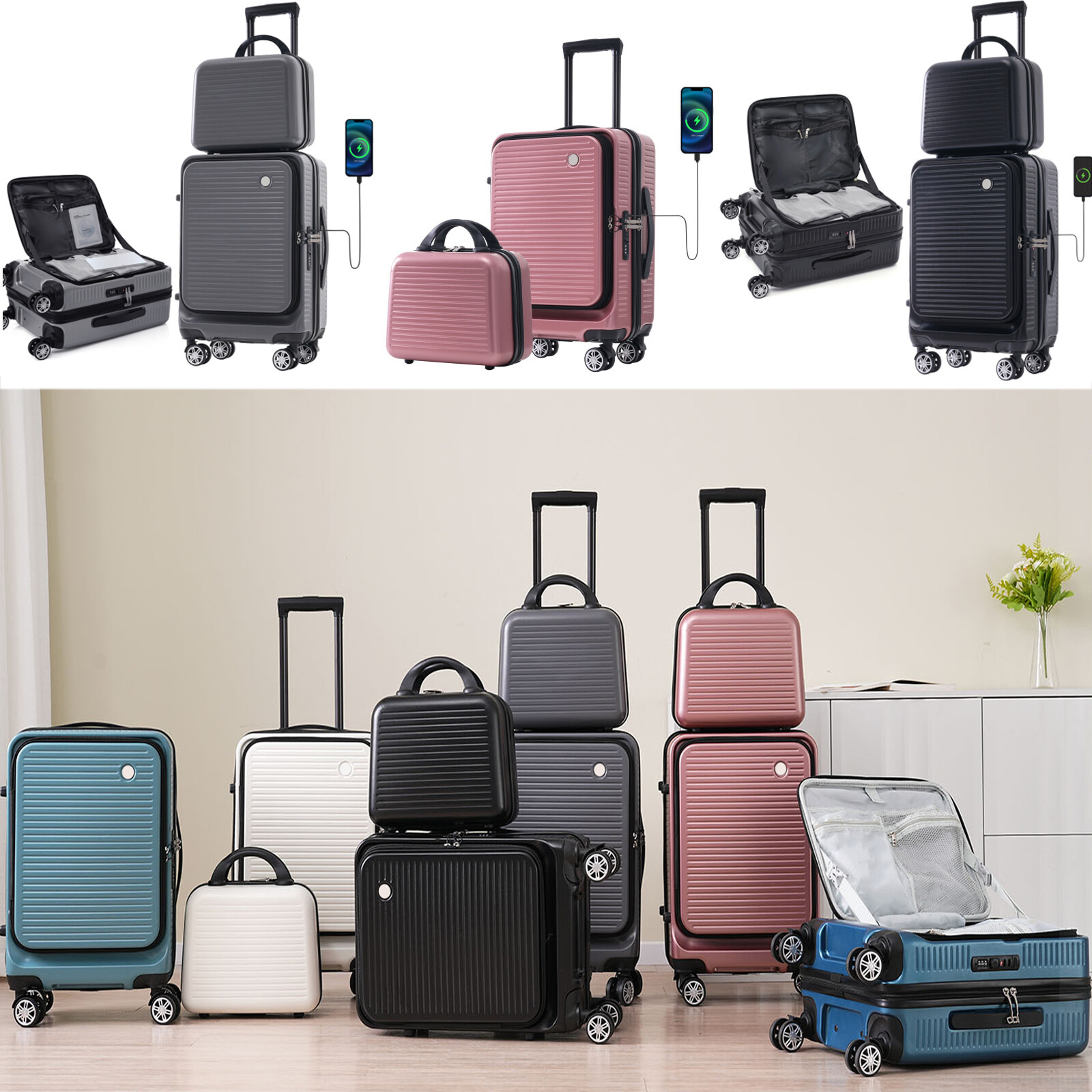 Hardside Carry On Luggage 20