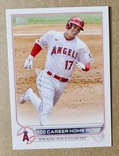 2022 Topps Update Series Shohei Ohtani 100 Career Home Runs US92 Angels