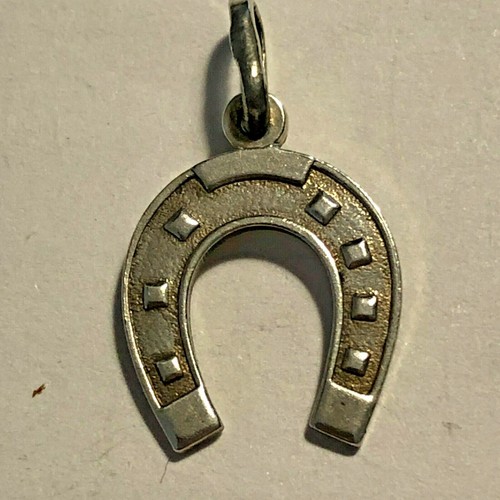 ANTIKER BETTELARMBANDANHÄNGER "HUFEISEN" / ANTIQUE CHARM BRACELET HORSESHOE - Bild 5 von 6