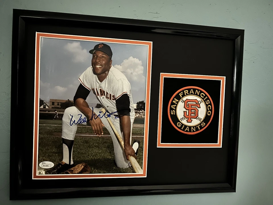 Willie McCovey  JSA Autographed 12X16 Matted Photo  8X10 Giants HOF  - Image 2 of 4