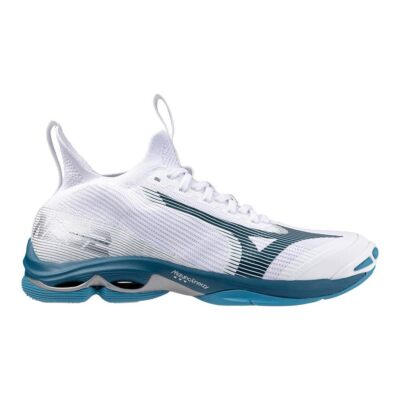 MIZUNO WAVE LIGHTNING NEO 2 VOLLEYBALLSCHUHE VOLLEYBALL WEISS BLAU