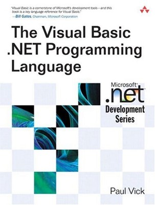 The Visual Basic . NET Programming Language Paperback Paul Vick