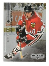 Tony Amonte 20 1998-99 Upper Deck Black Diamond Chicago Blackhawks Card