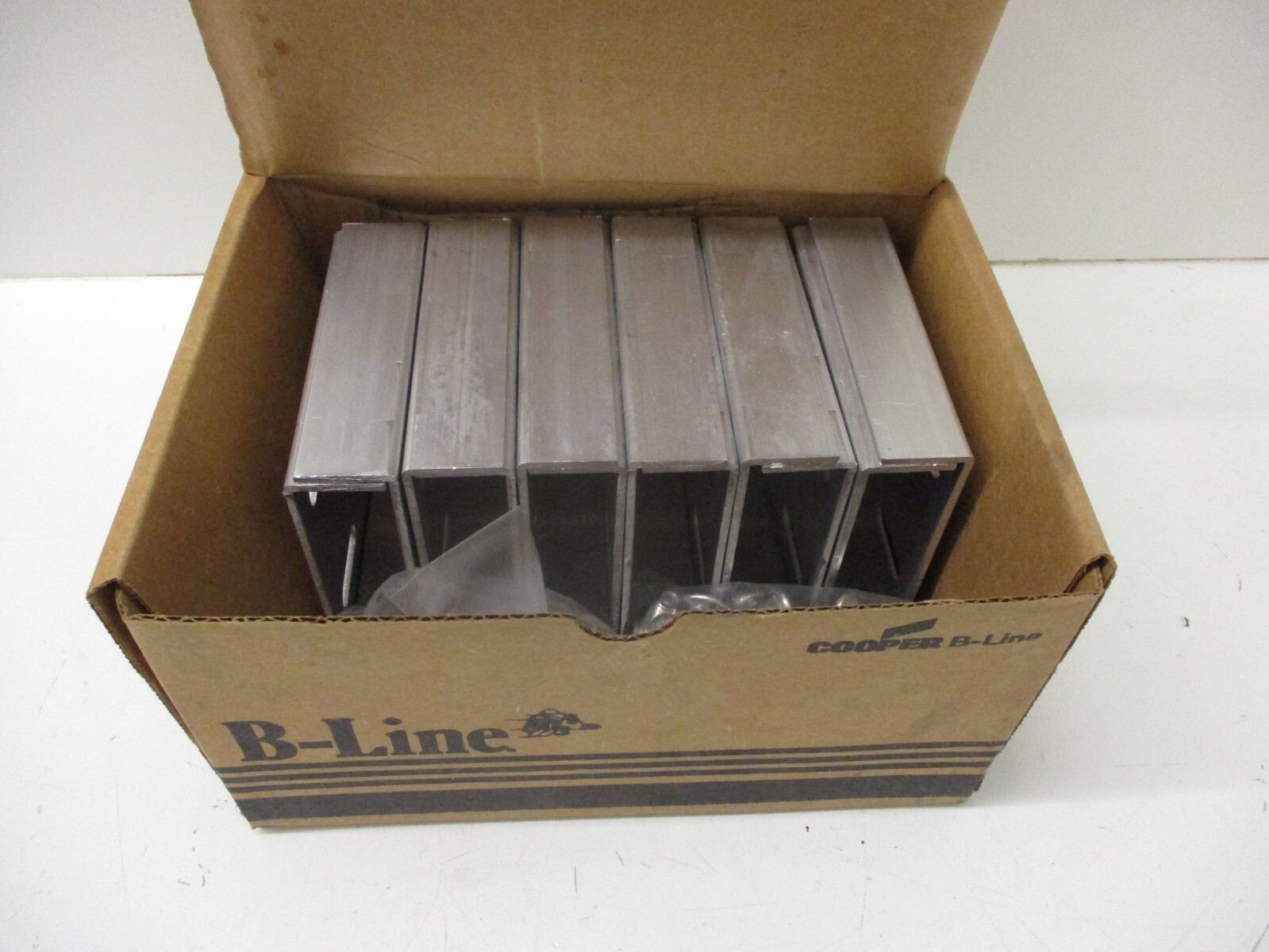 *NEW* (BOX OF 12) COOPER B-LINE 9A-1044W/SS6 CHANNEL SPLICE PLATE ...