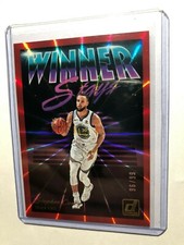 Stephen Curry 2018-19 Donruss Winner Stays Red Laser /99 NM/M Golden State