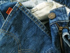  HOT VTG USA 80's Men's LEVI'S 646 BOOTCUT ORANGE TAB 8 Jeans 40 x26 Fit 37x26 