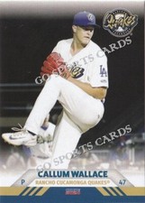 2024 Rancho Cucamonga Quakes Callum Wallace RC Rookie Dodgers Minor Card AUS