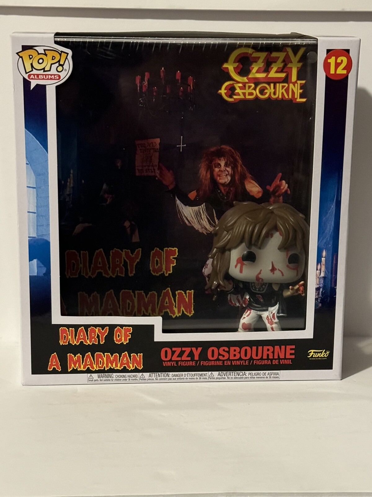 Ozzy Osbourne “Diary Of A Madman”Funko Pop - Vinyl Figure #12 New