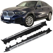 ? SPORT ALU TRITTBRETTER SIDE STEPS MIT ANTI-RUTSCH F�R BMW X6 G06 2019-2026 NEU