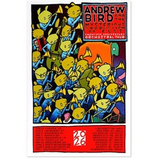 Andrew Bird Mysterious Production Of Eggs 20th Anniversary Tour 2026 Poster Andrew Bird Mysterious Production Of Eggs 20th Anniversary Tour 2026 Poster