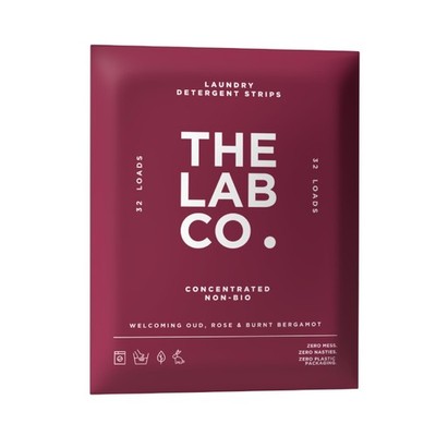 The Lab Co Laundry Detergent Strips Washing Sheets Eco Ultra Concentrated Non