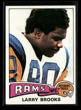 Larry Brooks Los Angeles Rams 1975 Topps #231