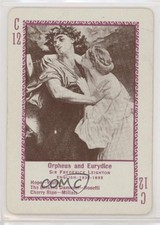 1897 US Playing Card Game of Famous Paintings Orpheus and Eurydice #C12 0w6