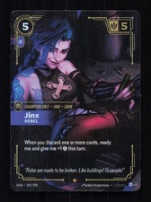 jinx - rebel - riftbound organized play promotional cards #202 Prices Riftbound: League of Legends TCG
