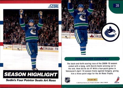 2010-11 SCORE NHL HOCKEY CARDS   YOU PICK FAVS   Stars & Commons PANINI