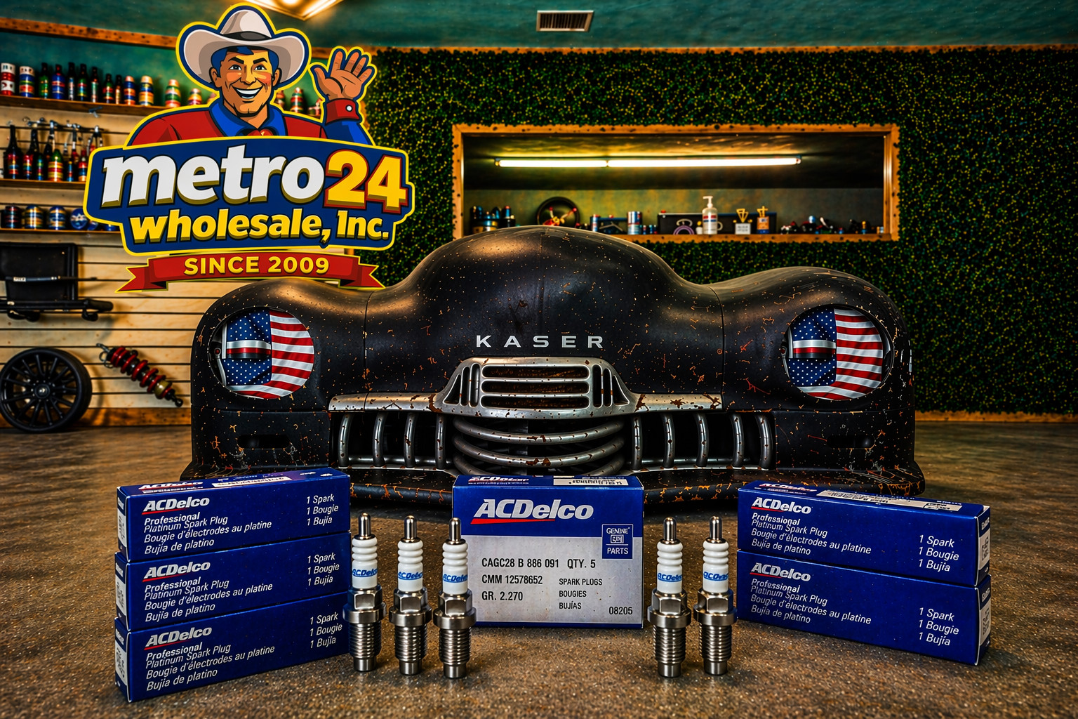 5 ACDelco # 41-101 Professional Iridium Spark Plug  #2568387 same as dealer