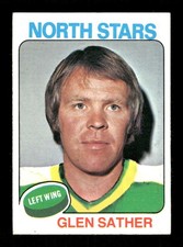 1975-76 Topps Hockey 222 Glen Sather VG to VGEX BXCP28