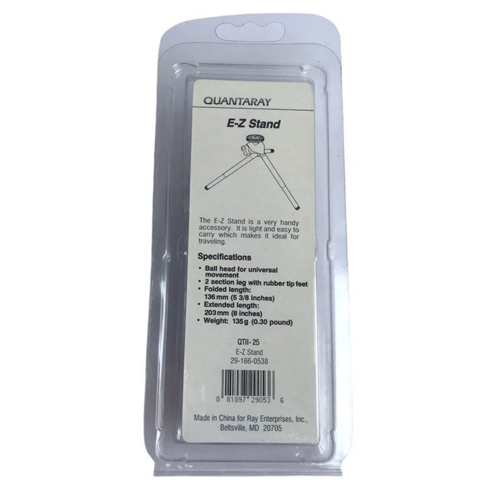 Quantaray Mini Tripod E-Z Stand Vlogger Blogger Camera Time Lapse Stabilizer New - Image 2 of 4