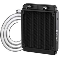 Water Cooling Computer Radiator, 12 Pipe Aluminum Heat 120mm, round-120mm