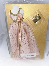 New JANET CAUDLE DAWN/Pippa Doll Dress/gown Set peach CLASSIC BEAUTY JC264 NRFP