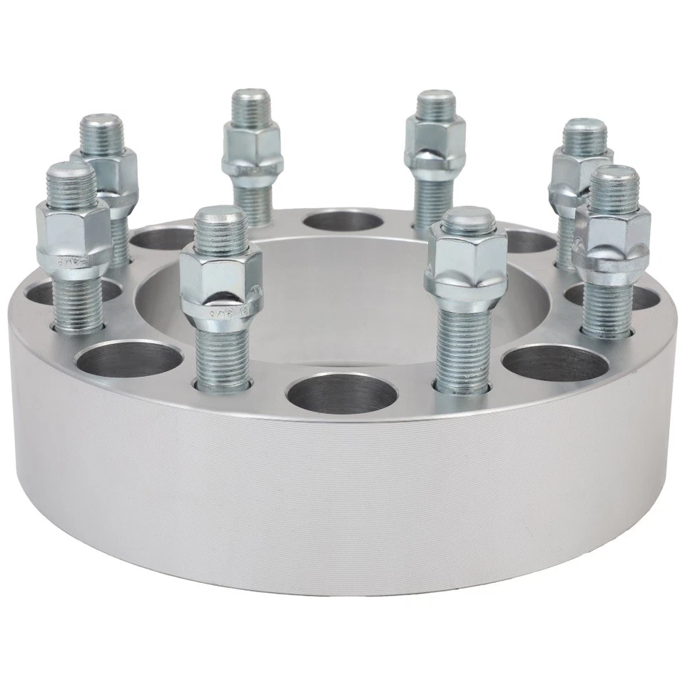 2Pcs 2inch or 51 mm 8x6.5 Wheel Spacers 9/16" For Ford E-250 Econoline 1992-2002 Foto 2 de 4