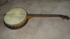 Vintage Tenor Banjo, 19 Fret, Birdseye Maple