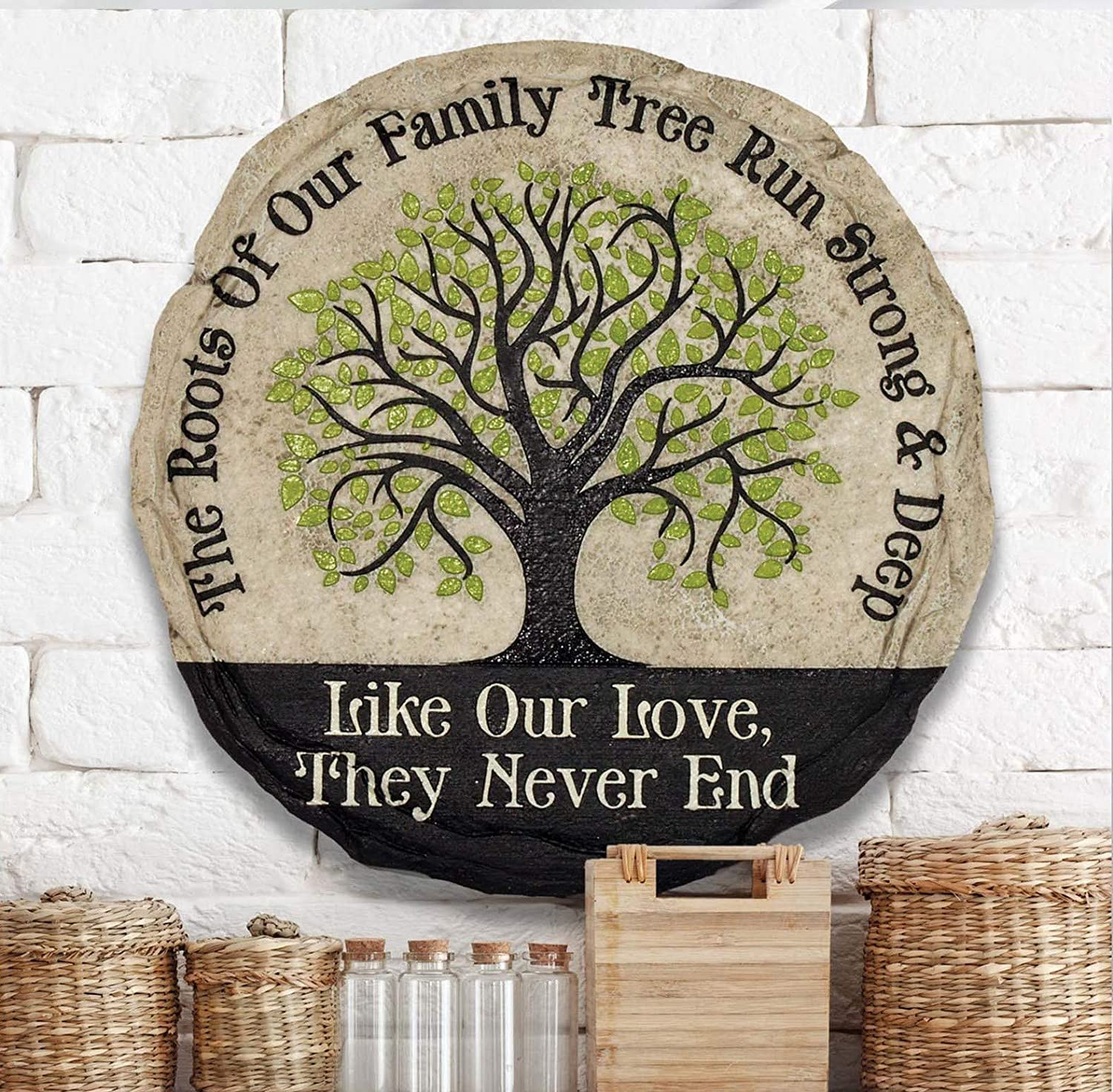 Grandma's Garden Stepping Stone - Decorative Garden Décor Element